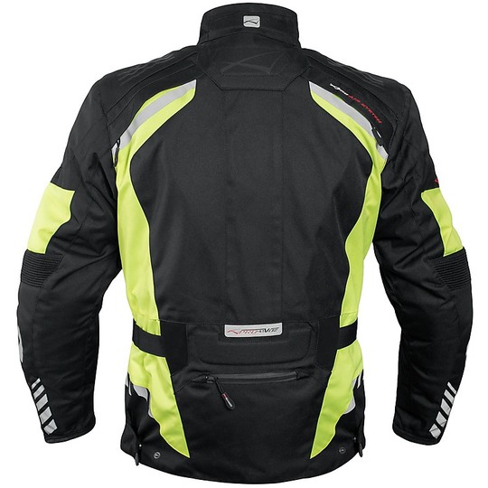 Moto Jacket Fabric A-Pro Tesla Top Evo Waterproof Fluo