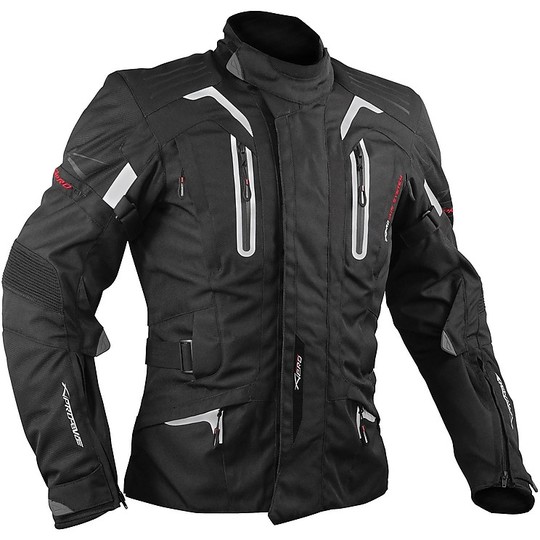 Moto Jacket Fabric A-Pro Tesla Top Evo Waterproof Schwarz