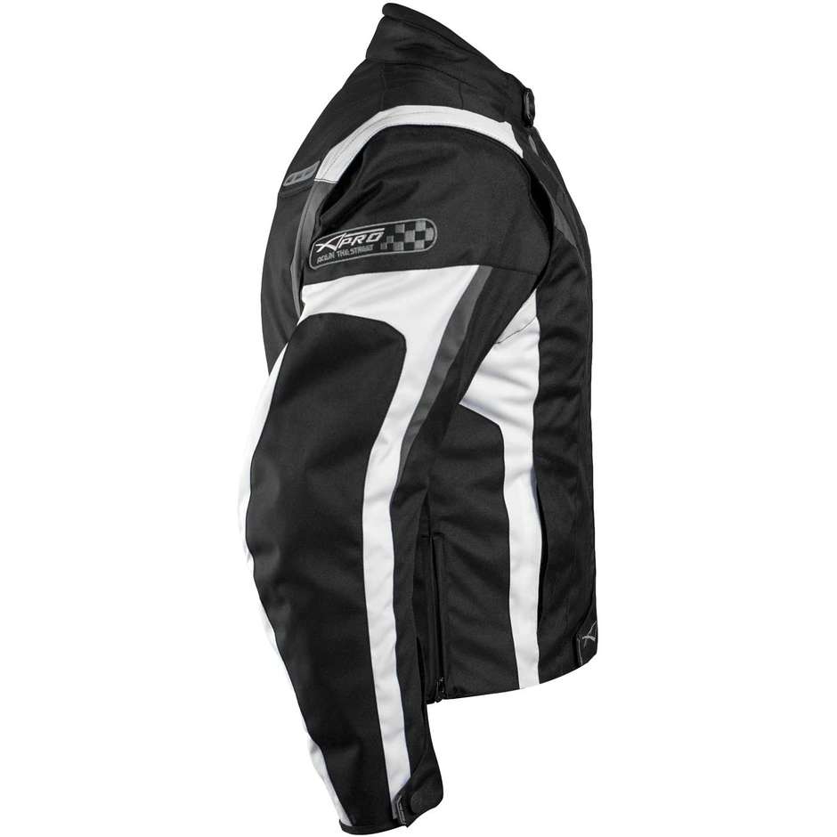 Moto jacket Fabric A-Pro Touring Sport Ace White