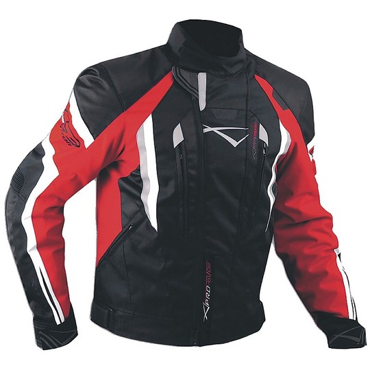 Moto Jacket Fabric A-T53 Pro Touring Sport Black / Red