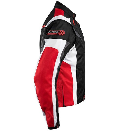 Moto jacket Fabric A-Touring Pro Hart Lady Red