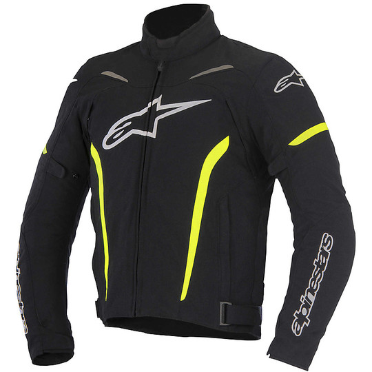 Moto jacket Fabric Alpinestars Rox Black Fluorescent Yellow