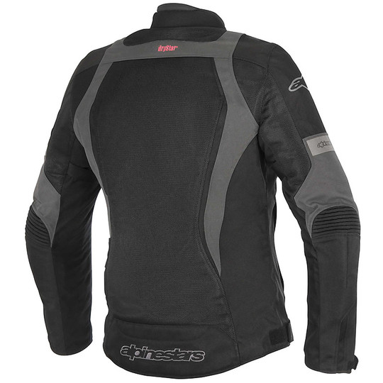 Moto jacket Fabric Alpinestars Stella Amok Air Drystar Black Grey