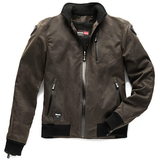 Moto jacket fabric Blauer Indirect Fabric Brown