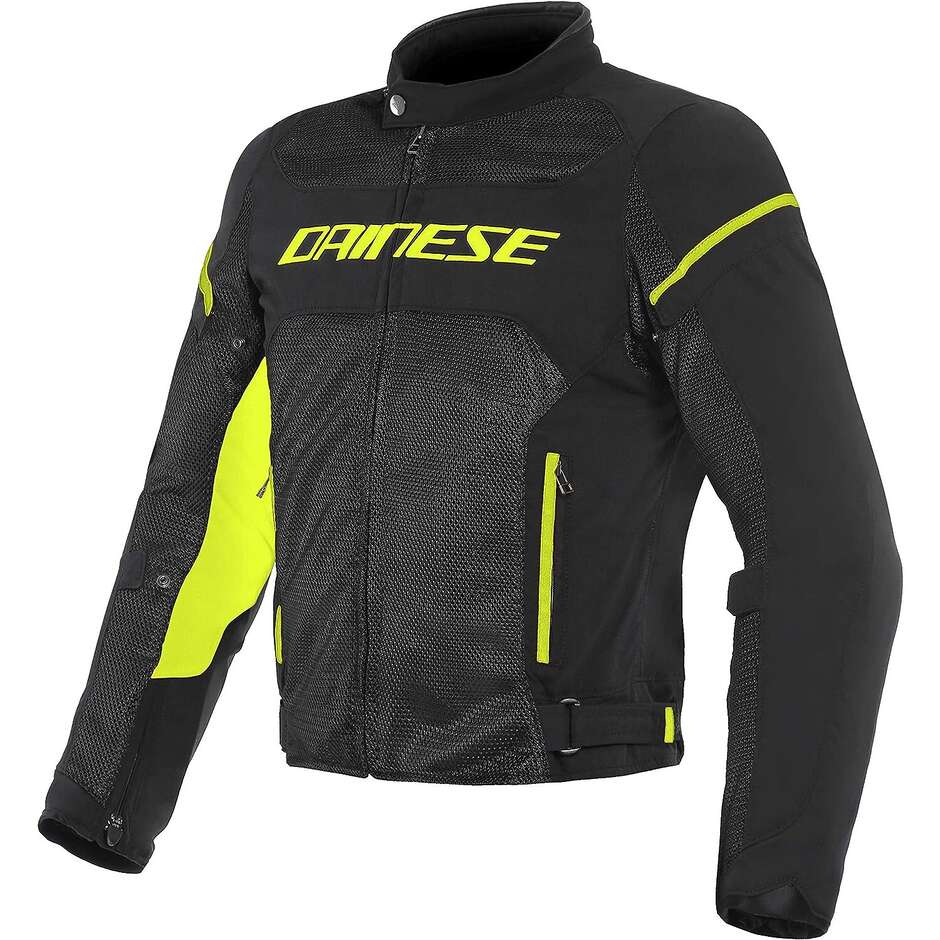 Moto Jacket Fabric Dainese Air Frame Tex D1 Black Fluorescent Yellow