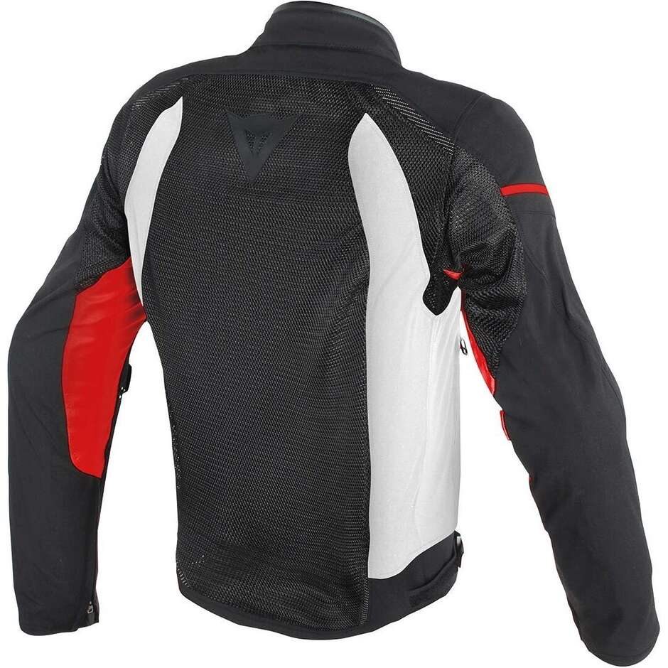 Moto Jacket Fabric Dainese Air Frame Tex D1 Black White Red
