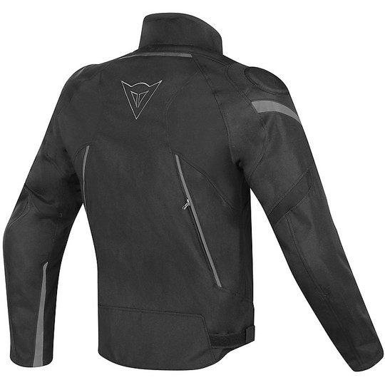 Moto jacket Fabric Dainese Stream Line D-Dry Black Ebony