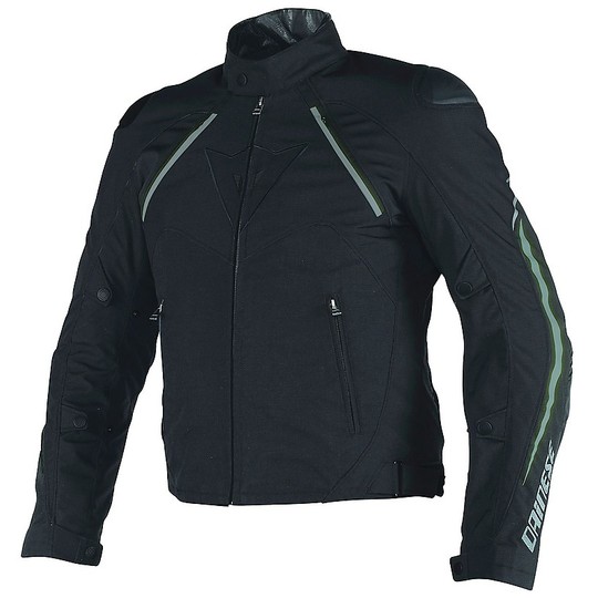 Moto jacket Fabric Hawker Dainese D-Dry Black