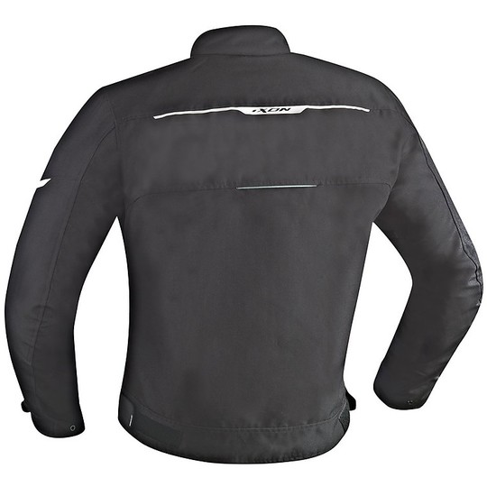 Moto jacket Fabric Ixon Zetec C-Size Black White