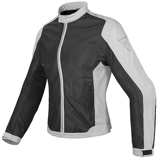 Moto jacket Fabric Lady Dainese Air Flux D1 Tex Black Asphalt