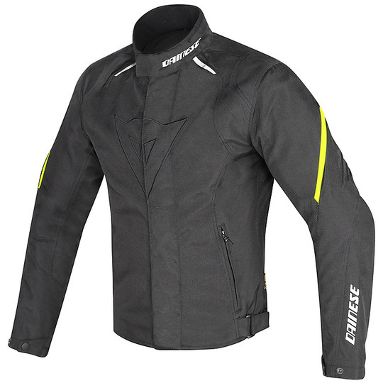 Moto jacket Fabric Laguna Seca D1 D-Dry Black Fluorescent Yellow