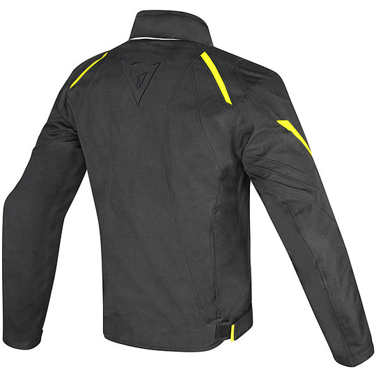 Moto jacket Fabric Laguna Seca D1 D-Dry Black Fluorescent Yellow