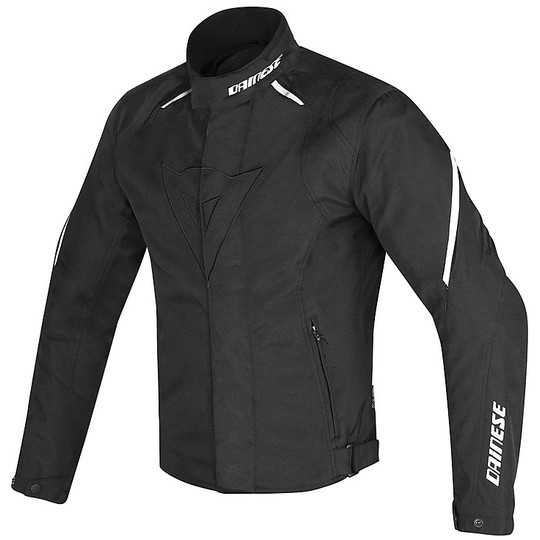 Moto jacket Fabric Laguna Seca D1 D-Dry Black White