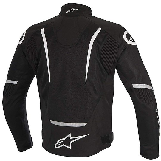Moto jacket Fabric Perforated Alpinestars T-AIR JAWS v2 Black