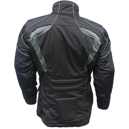 Moto Jacket Fabric Sparco Hallo-Tech Lange Farbe Schwarz Fantastische