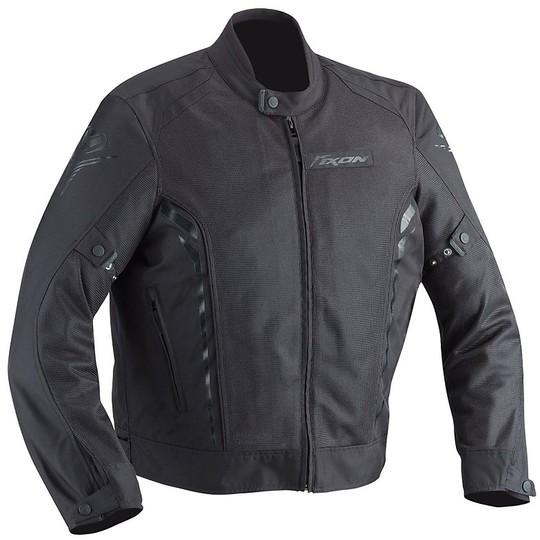 Moto jacket Fabric Summer Ixon COOLER C-Size Black