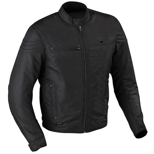 Moto jacket Fabric Summer Ixon Model Princeton Black