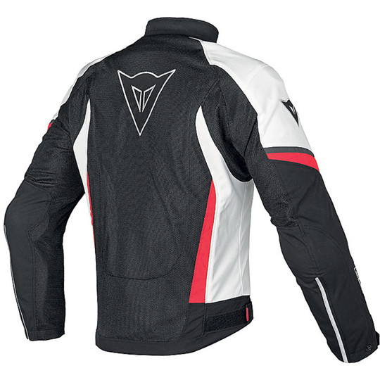 Moto jacket Fabric Tex Dainese Air Chrono Black / White / Red