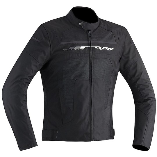 Moto jacket Fabric Traforato Ixon HELIOS Black Grey