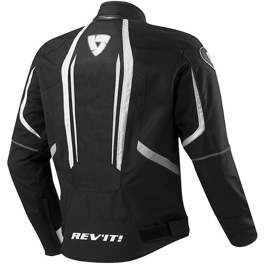 Moto jacket in Fabric 2017 Rev'it AIRFORCE Black White