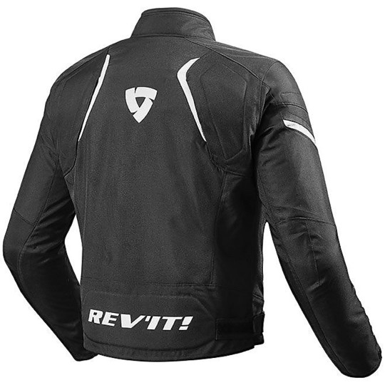 Moto jacket in Fabric 2017 Rev'it JUPITER 2 Black White