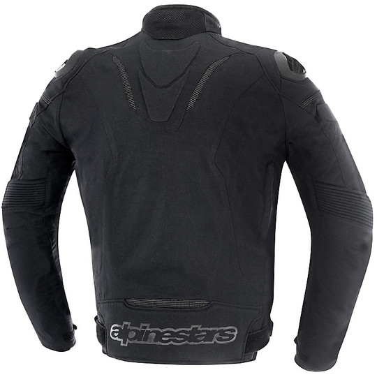Moto jacket in fabric Alpinestars Moto ENFORCE Drystar® JACKET Black
