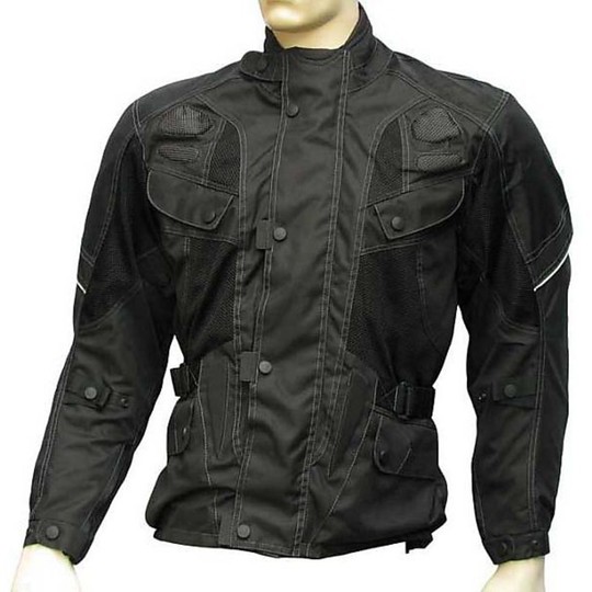 Moto Jacket Jacket Fabric 3 Layer All Season Sommer Winter
