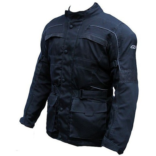 Moto Jacket Jacket Fabric 3 Layer Shield Defender doppelter Polsterung
