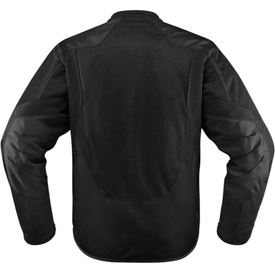 Moto jacket Jacket Icon Technical Fabric Summer Mesh Black White