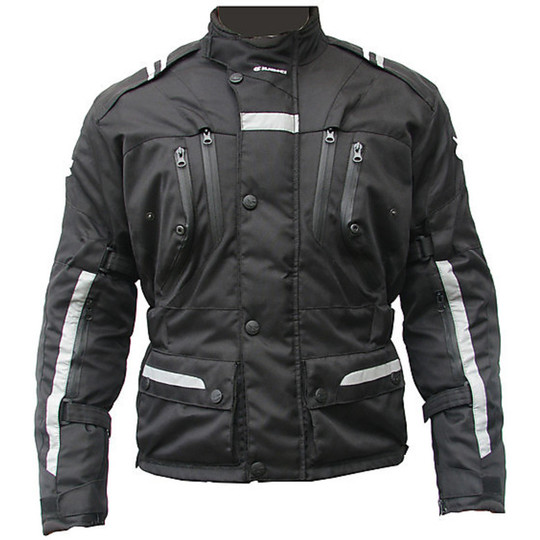 Moto Jacket Jacket Judges fabric 3 Layer Model Master Black tour
