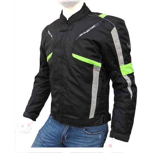 Moto jacket jacket Sheild 928 Man Black Yellow Fluo 3 Layers 4 Seasons