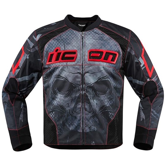 Moto jacket Jacket Technical Fabric Icon Overlord Reaver Red