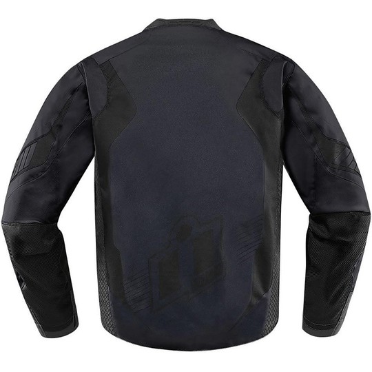 Moto jacket Jacket Technical Icon Overlord Black Fabric
