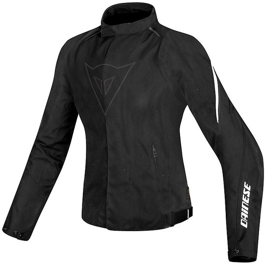 Moto jacket Lady Dainese Laguna Seca D1 D-Dry Black White