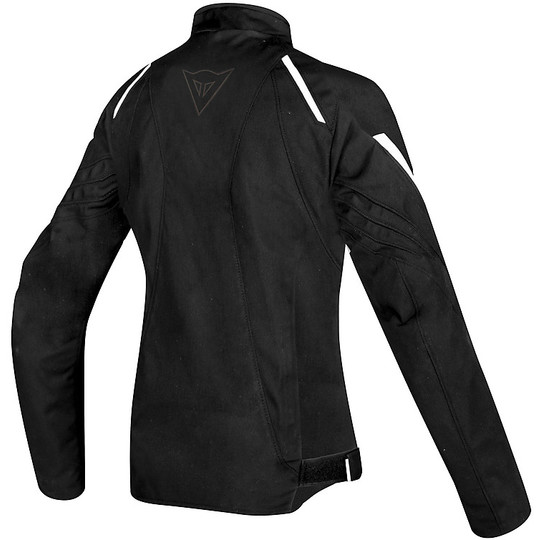 Moto jacket Lady Dainese Laguna Seca D1 D-Dry Black White