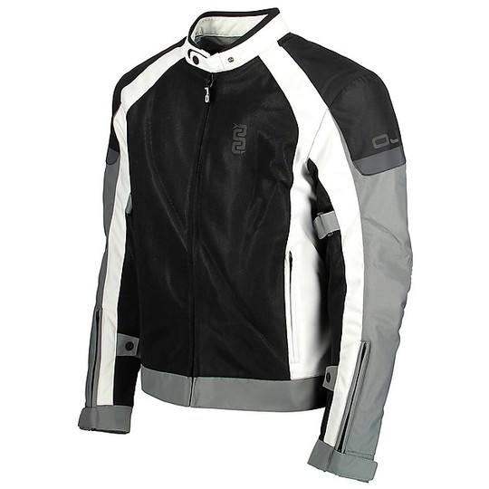 Moto Jacket Summer Fabric OJ DEEP Black Gray