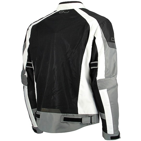 Moto Jacket Summer Fabric OJ DEEP Black Gray
