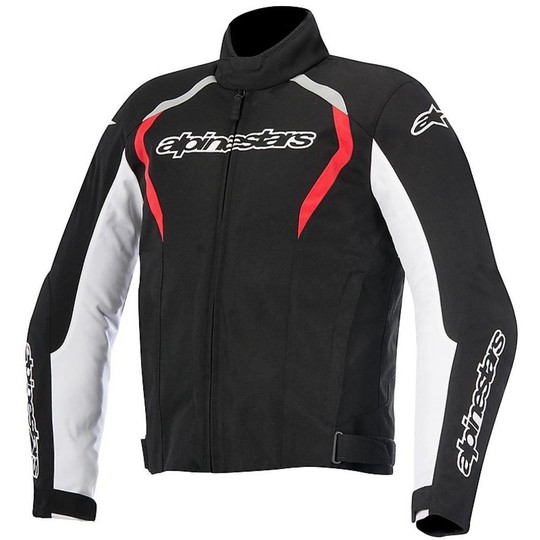 Moto jacket technical Alpinestar Fastback WP Jacket Black White Red For ...