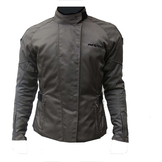 Moto jacket Technical Fabric Sun Rev'it Lady Anthracite
