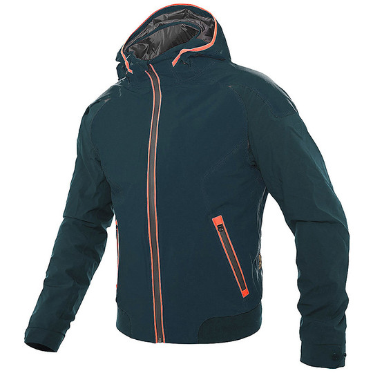 Moto jacket Technical Paddock Waterproof Dainese D-Dry Midnightnavy
