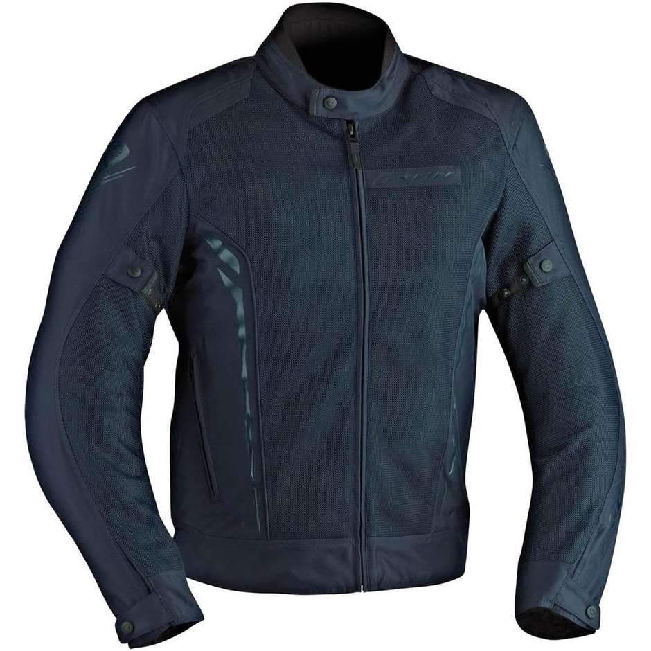 Moto jacket Technical Summer Fabric Ixon COOLER Navy