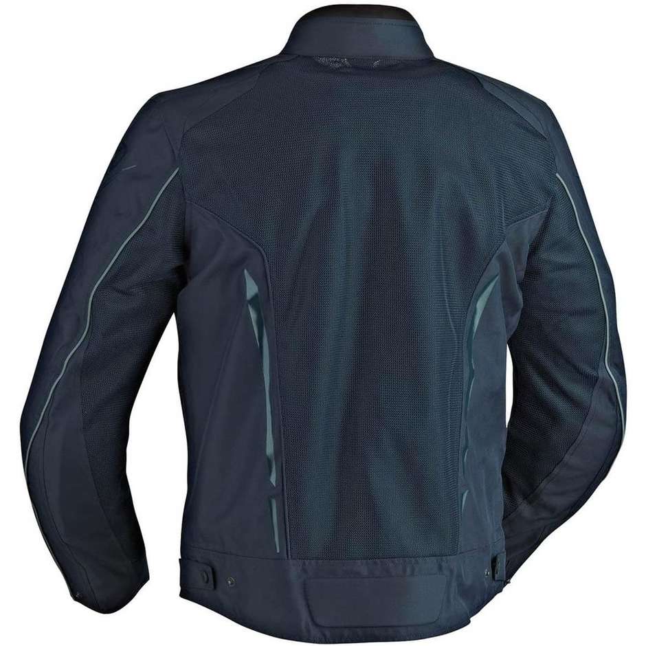 Moto jacket Technical Summer Fabric Ixon COOLER Navy
