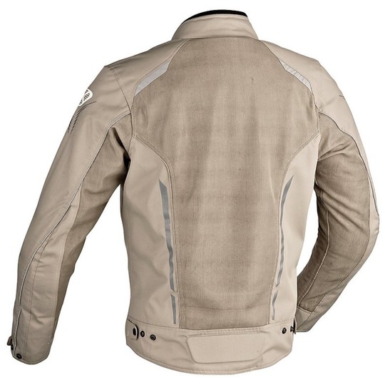 Moto Jacket Technical Summer Fabric Ixon COOLER Sand