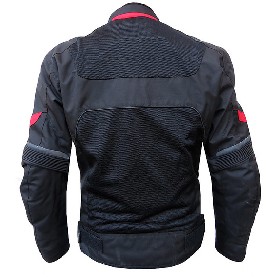 Moto Jacket Technical Summer Hero Traforato HR869 Black Waterproof
