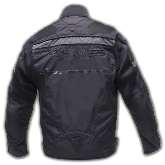 Moto jacket Technical Summer Traforato Arlen Ness 2.0 10465 Black With Protections