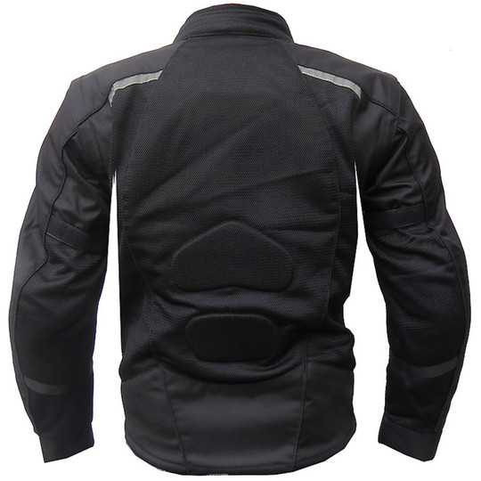 Moto jacket Technical Summer Traforato Judges Velocity With detachable sleeves Protections