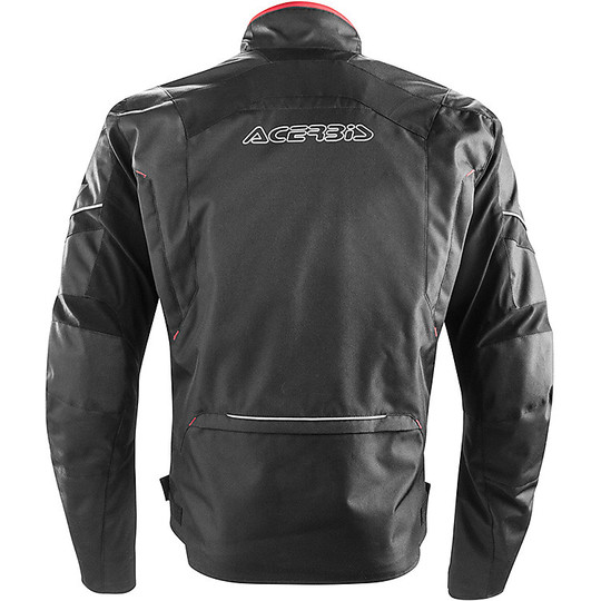 Moto jacket Technician in Acerbis Braaid Black Fabric