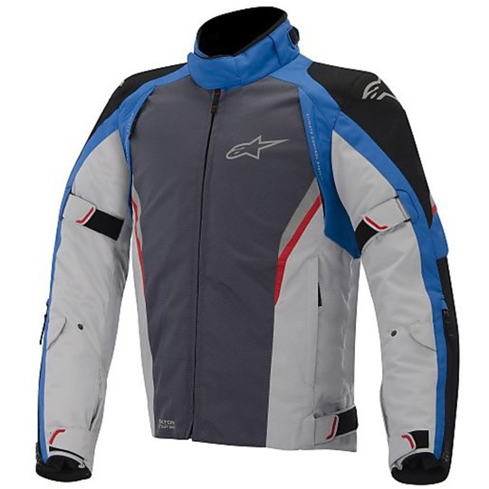 Moto Jacket Woven Alpinestars Drystar 2015 MEGATON Black Blue Grey Red