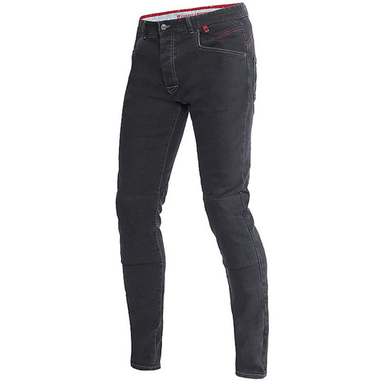 Moto Jeans Pants Dainese Sunville Skinny Denim Black