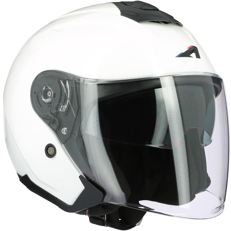 Moto Jet Helm Astone SUPERJET Monochrom Weiß